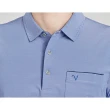 【Emilio Valentino 范倫鐵諾】男裝 吸濕速乾涼爽彈性胸袋短袖POLO衫_藍(66-4V8133)