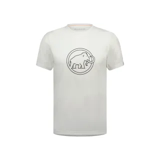 【Mammut 長毛象】QD Logo Print T-Shirt AF Men 快乾LOGO短袖T恤 男款 白PRT4 #1017-02012-00541