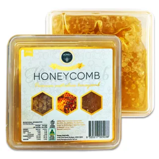 【澳洲 Honey Australia】天然蜂巢 350g(麥蘆卡蜂蜜 百花蜜蜂巢)