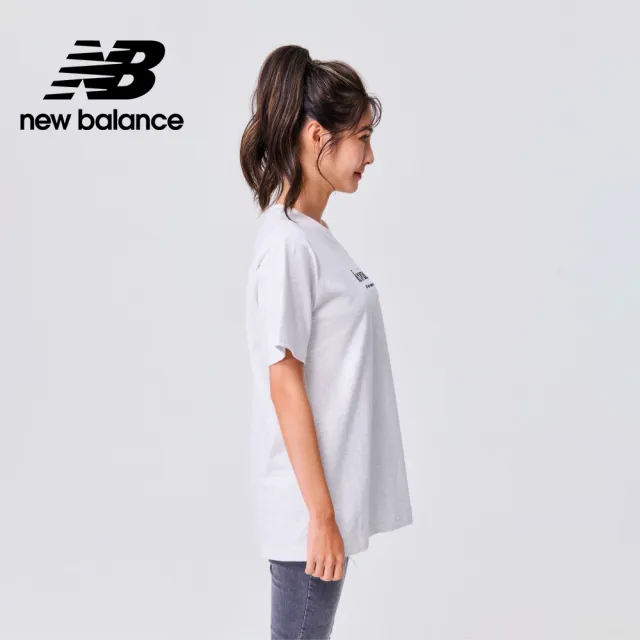 【NEW BALANCE】NB 圓領刺繡字母短T_女性_牙白色_WT31551SAH(美版 版型偏大)
