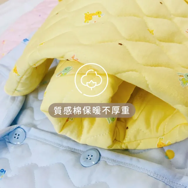 【Oluna 歐露娜】雙園小童暖長袖睡袍 22號 寶寶睡袍 寶寶和服 寶寶防踢被 幼童睡袍 兒童睡袍