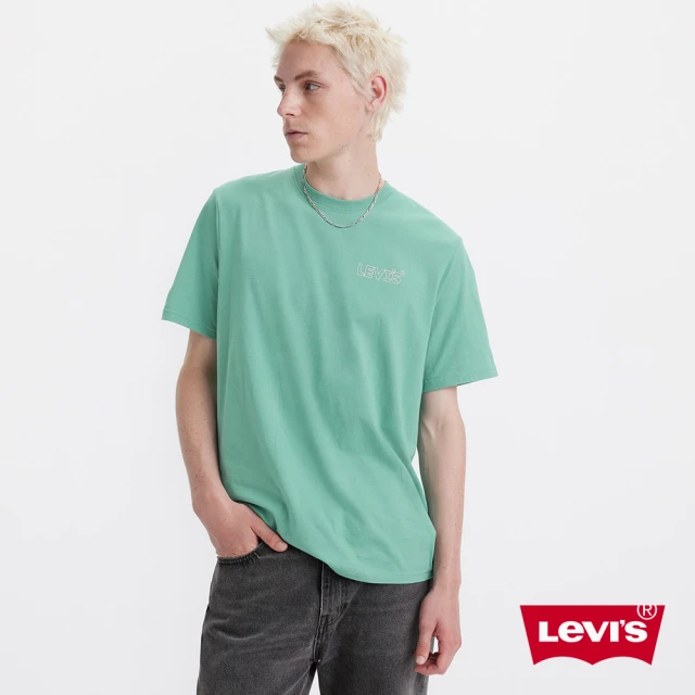 LEVIS 官方旗艦 男款 寬鬆休閒版型短袖T恤 人氣新品 16143-1235