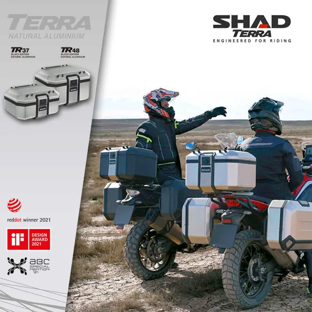 【SHAD】機車用 可攜快拆行旅-強化鋁箱(原廠公司貨 TR48-不含底座)