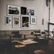【菠蘿選畫所】漫步巴黎咖啡館 - 50x70cm(攝影咖啡插畫掛畫/咖啡店裝飾/廚房掛畫/開店送禮)