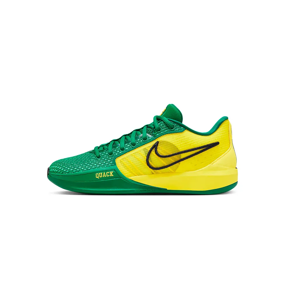 【NIKE 耐吉】SABRINA 1 EP 女鞋 黃綠色 實戰 訓練 奧勒岡 籃球鞋 FQ3389-300