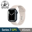 【Apple】A+級福利品 Apple Watch Series 7 45公釐 GPS+4G 32GB(鋁金屬錶殼搭配運動型錶帶)