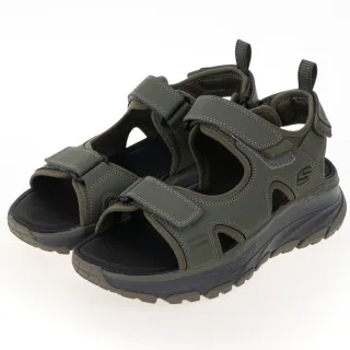 【SKECHERS】男鞋 休閒系列涼拖鞋 D LUX TREKKER SANDAL(237580OLV)