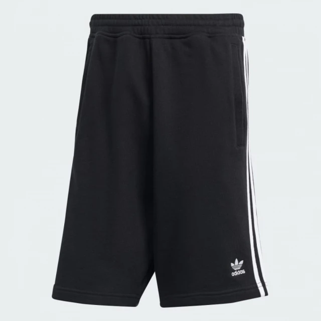 adidas 愛迪達 3-STRIPE SHORT 短褲 男款 運動褲 休閒 黑白 三葉草(IU2337)