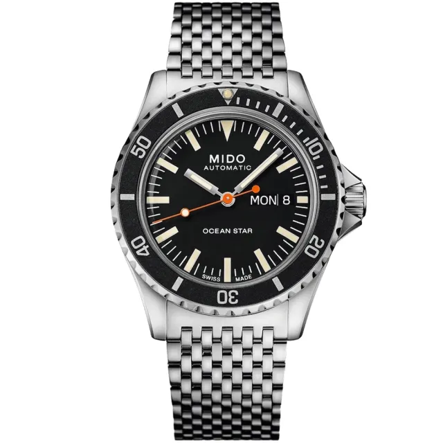 【MIDO 美度 官方授權】Ocean Star海洋之星水鬼75週年特別版機械套錶組 母親節 禮物(M0268301105100)