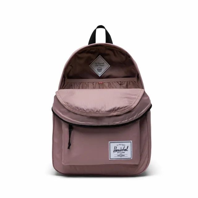 【Herschel】官方直營 後背包 14吋筆電包 書包 拉鍊 20L Classic™ 玫瑰粉