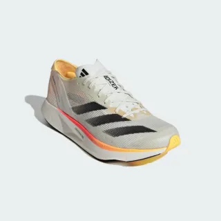 【adidas 愛迪達】慢跑鞋 男鞋 運動鞋 緩震 路跑 ADIZERO TAKUMI SEN 10 M 白橘黑 IG8202