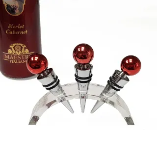 緋紅瓶塞三入組