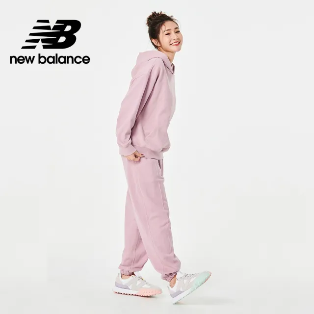 【NEW BALANCE】NB 棉質束口長褲_女裝_雲霧粉_AWP23553VSW