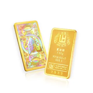 【煌隆】限量版幻彩鼠年2錢黃金金條(金重7.5公克)