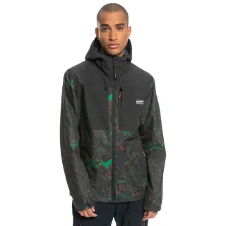 【Quiksilver】男款- LIZARD HEADS JK 10K防潑外套-黑色(EQYJK03819-99)