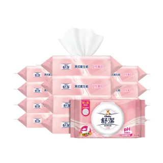 《2/3 1400開搶》【Kleenex 舒潔】女性專用濕式衛生紙 40抽x12包