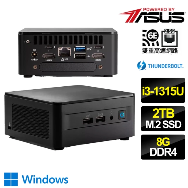 ASUS 華碩 NUC i3六核 WIN11P {展望未來}