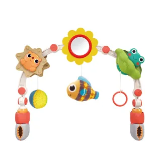 【HolaLand 歡樂島】小青蛙推車拱架(推車 汽座安撫掛鈴/匯樂感統玩具)
