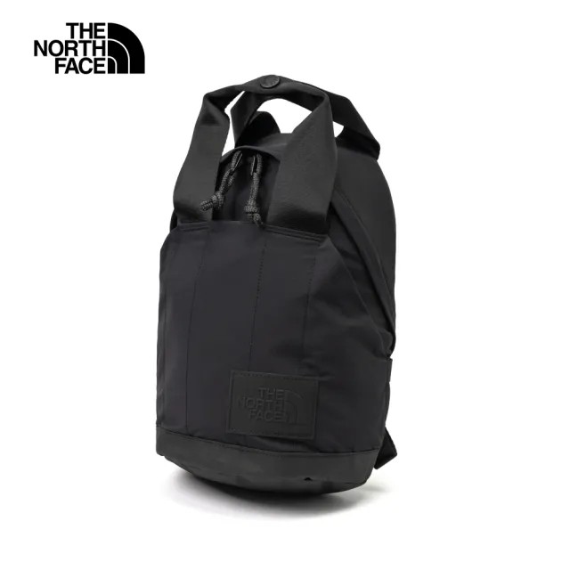 【The North Face 官方旗艦】北面男女款黑色防潑水大容量休閒後背包｜81DVJK3