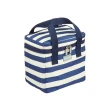 【KitchenCraft】點心保冷袋 條紋藍4.9L(保溫袋 保冰袋 野餐包 野餐袋 便當袋)