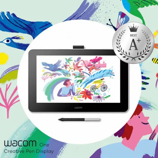 Wacom】A+級福利品◇One Creative Pen Display 創意手寫繪圖液晶螢幕(DTC133W1D) - momo購物網-  好評推薦-2024年4月