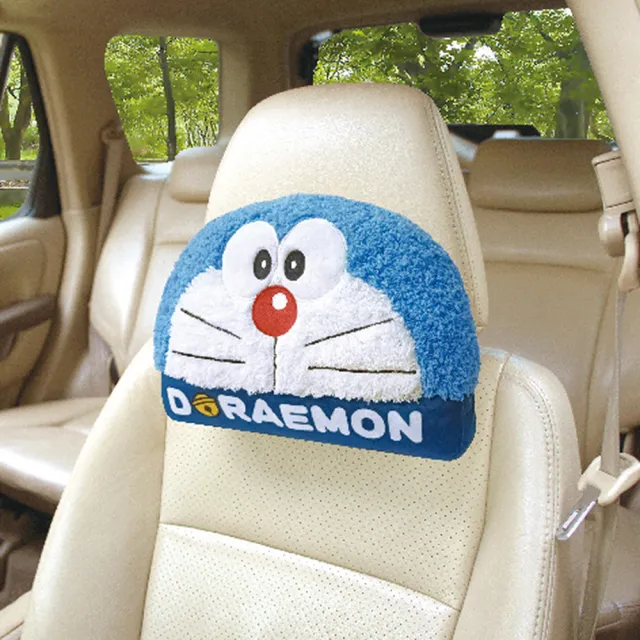 【Doraemon 哆啦A夢】珍珠絨-座椅頸靠枕/午安枕