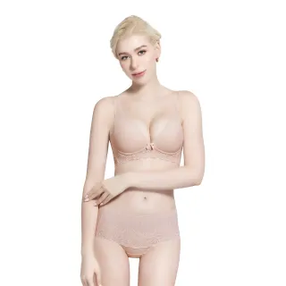 【Swear 思薇爾】Love myself系列M-XL蕾絲無痕低衩中腰三角女內褲(柔膚色)