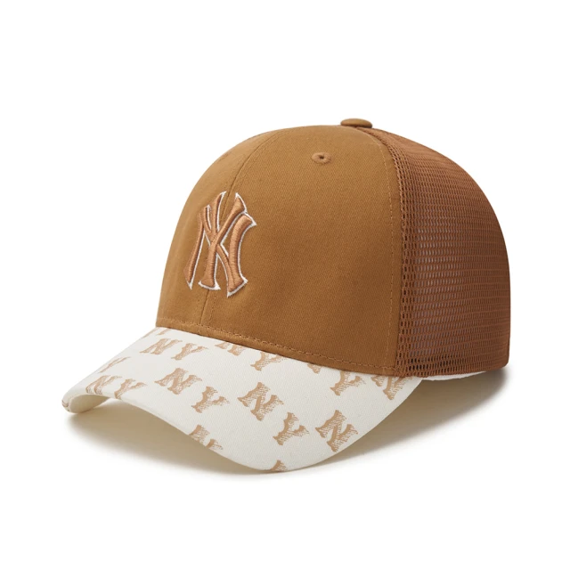 MLB 童裝 可調式棒球帽 童帽 MONOGRAM系列 紐約洋基隊(7ACPM0143-50CAS)
