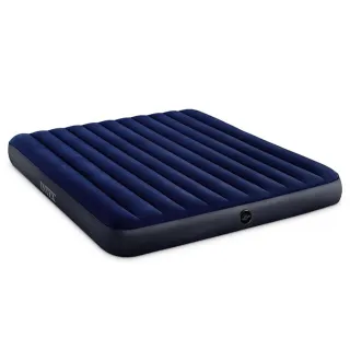 【INTEX】雙人加大-新款雙面充氣床墊(露營睡墊 野營充氣床墊 氣墊床 露營床 平行輸入)