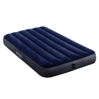 【INTEX】單人加大-新款雙面充氣床墊(露營睡墊 野營充氣床墊 氣墊床 露營床 平行輸入)