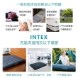 【INTEX】超值組合·經典單人充氣床+打氣機+枕頭 新款雙面充氣床墊(露營睡墊 充氣床墊 露營床 平行輸入)