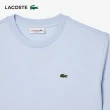 【LACOSTE】女裝-寬鬆版型輕質素色短袖T恤(紫藍色)