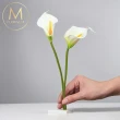 【Floral M】氣質仙女黃蕊白海芋仿真花花材 （5入組）(人造花/塑膠花/假花/裝飾花)
