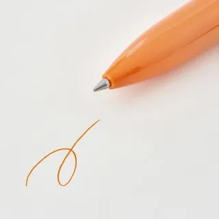 【MUJI 無印良品】口袋筆/0.5mm.橘