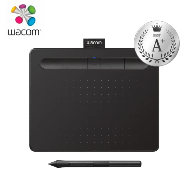 【Wacom】A+級福利品◆Intuos Comfort Small 藍牙繪圖板-黑(CTL-4100WL/0-C)