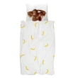 【皇室羽毛工房】荷蘭100%棉被套枕套組-Banana Monkey(單人)