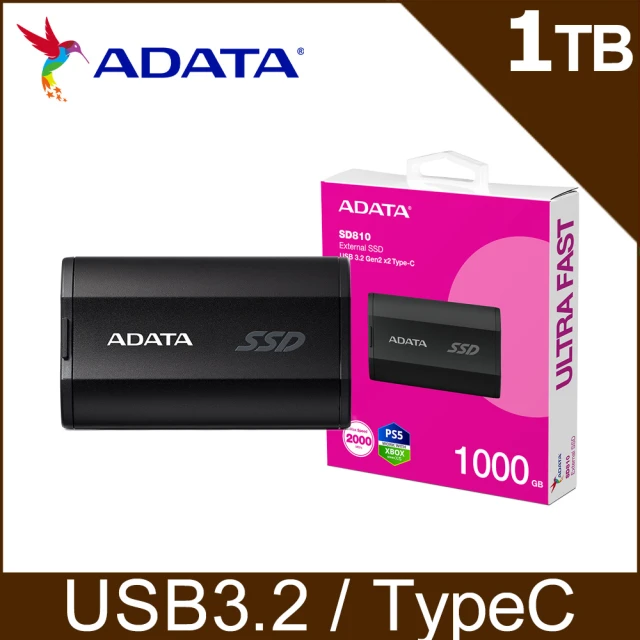 ADATA 威剛 SD810 1000GB 外接式固態硬碟S