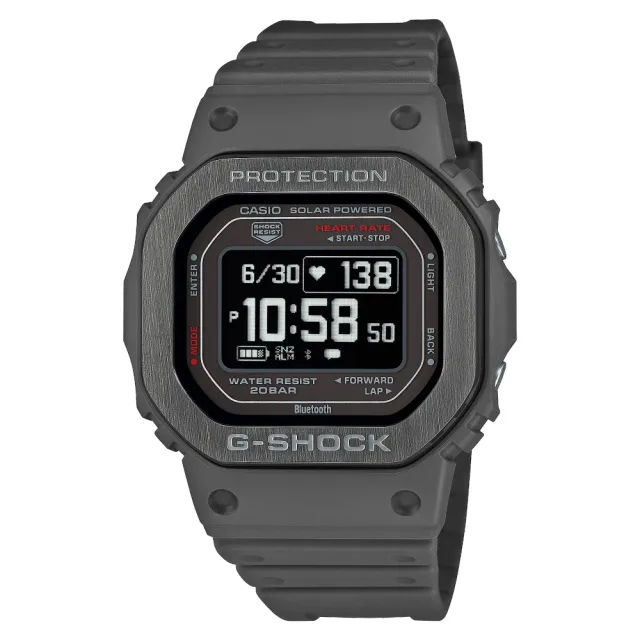 【CASIO 卡西歐】G-SHOCK運動電子錶(DW-H5600MB-8)