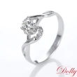 【DOLLY】0.30克拉 求婚戒18K金完美車工鑽石戒指(055)