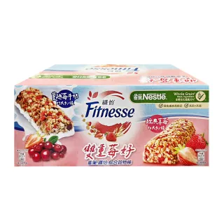 【美式賣場】Nestle 雀巢纖怡 蔓越莓牛奶&草莓穀物棒(23.5g*32入/盒)