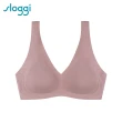 【sloggi】NEW ZERO FEEL SOFT BRA 全新零感系列後扣式V領內衣(柔膚粉紅)