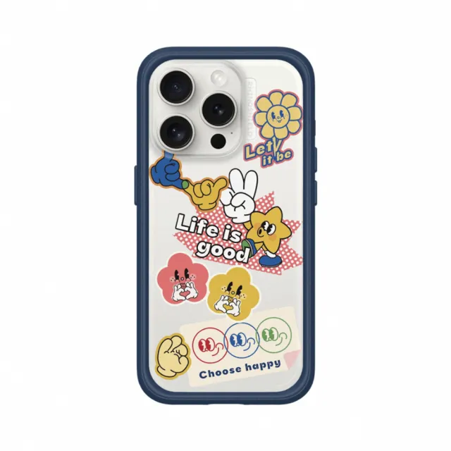 【RHINOSHIELD 犀牛盾】iPhone 15/Plus/15 Pro/Max Mod NX手機殼/貼上好心情(獨家設計系列)