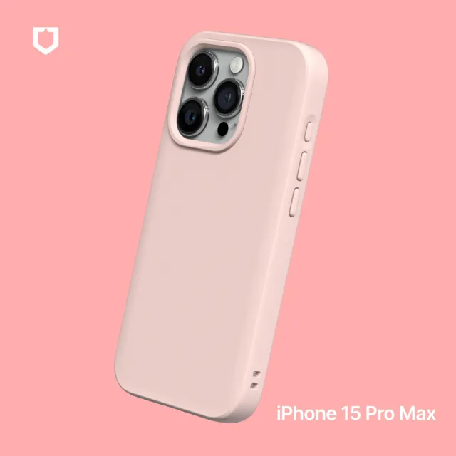 【RHINOSHIELD 犀牛盾】iPhone 15 Pro Max 6.7吋 SolidSuit經典防摔背蓋手機保護殼(獨家耐衝擊材料)