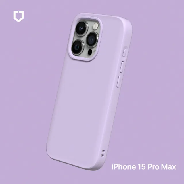 【RHINOSHIELD 犀牛盾】iPhone 15 Pro Max 6.7吋 SolidSuit經典防摔背蓋手機保護殼(獨家耐衝擊材料)