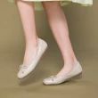 【FAIR LADY】我的旅行日記 甜美蝴蝶結菱格芭蕾平底鞋(果綠、502859)