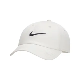 【NIKE 耐吉】帽子 Club Unstructured 男女款 灰 可調式 棒球帽 鴨舌帽 刺繡 老帽(FB5369-072)