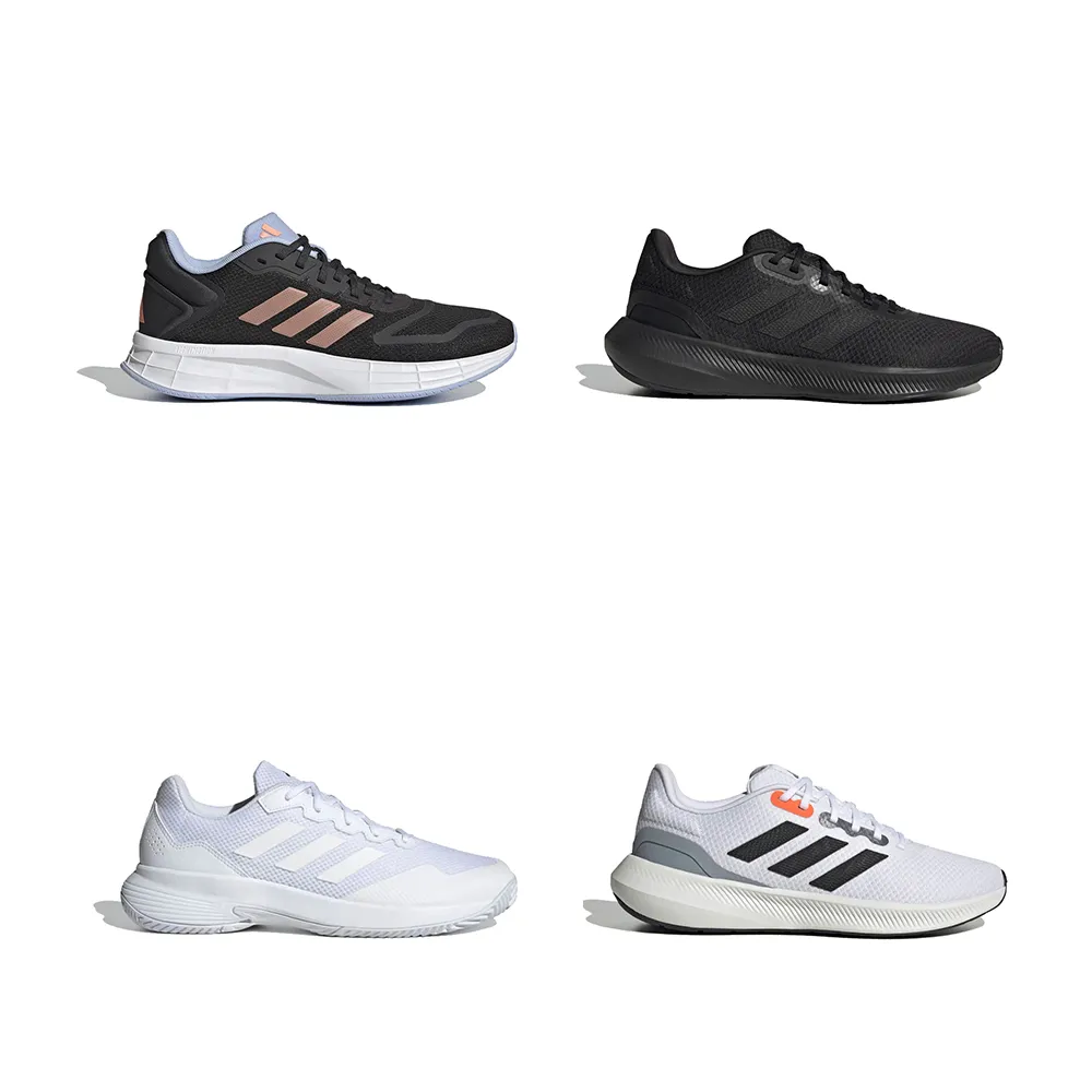 【adidas 愛迪達】慢跑鞋 網球鞋 休閒鞋 運動鞋 DURAMO 10 男女 A-HP2384 B-HP7544 C-G9568 精選十一款