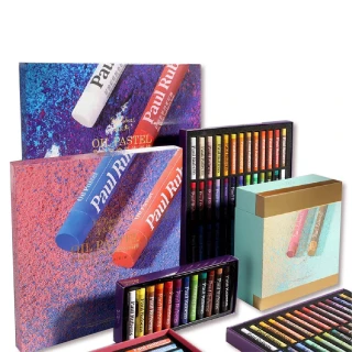 【魯本斯】基本濃彩色油畫棒48色(含新手用具/定色噴)