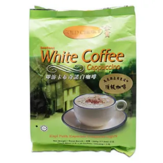 【金寶】白咖啡卡布奇諾(25gx20包/袋)