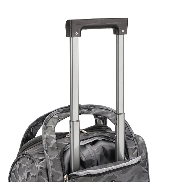 【悅生活】GoTrip微旅行--24吋 雲彩燒燒平開立式拉桿行李袋 黑色(拉桿包 行李箱 登機箱)